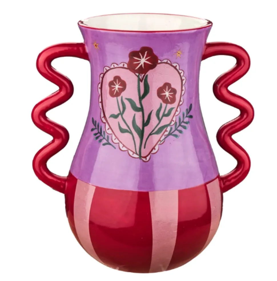 Aardewerk Vaas Floral Keramiek | Chique-Living