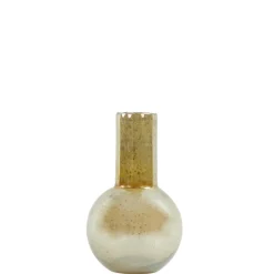 Amber Glas Vaas Dapoli Groot – Ø18x29 cm | Chique & Sfeervol | Chique-Living