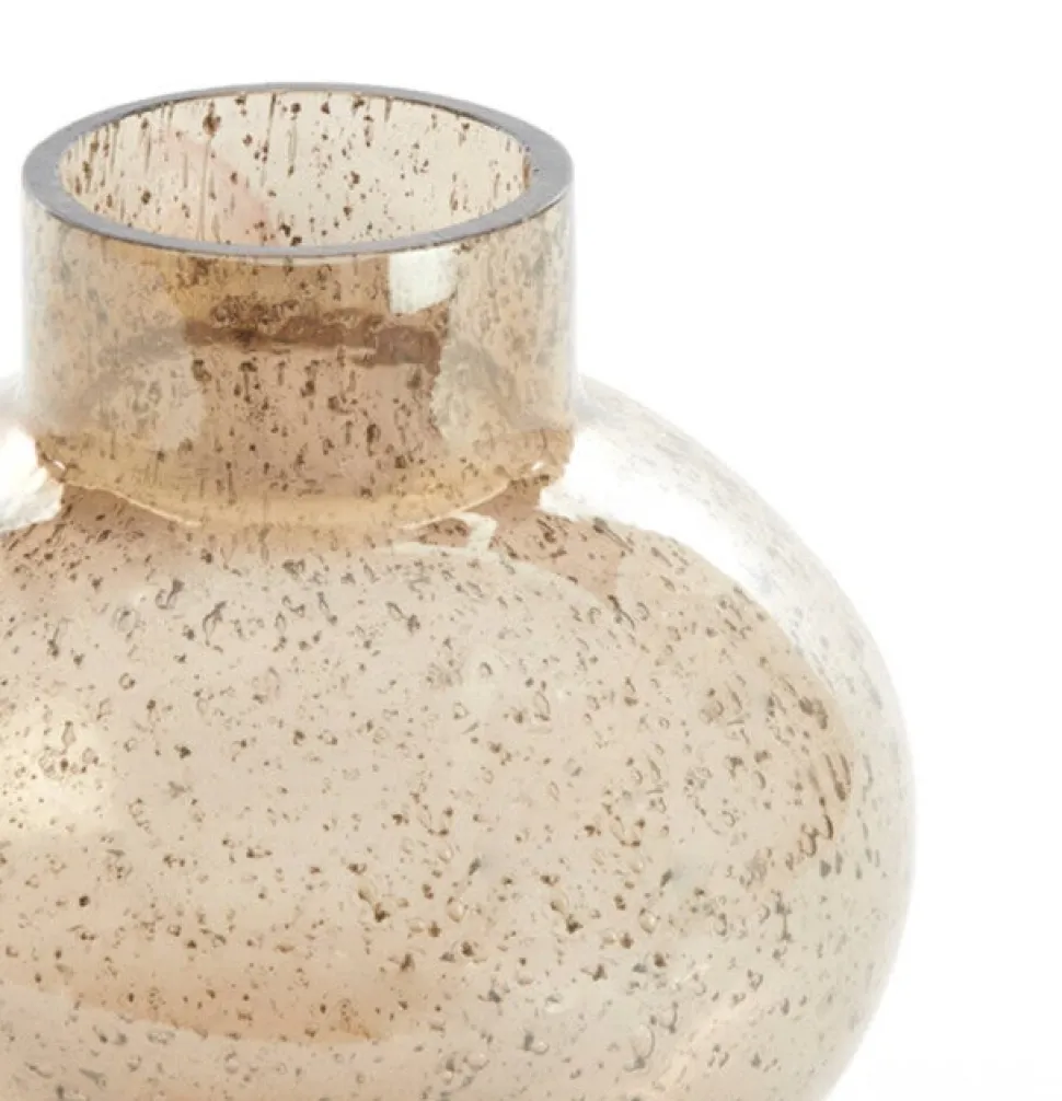 Amber Glas Vaas Dusit | Ø17x19,5 cm | Chique Living