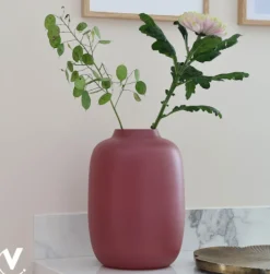 Artic Vaas Mauve Matte – Vase The World | Mat glas in 2 maten