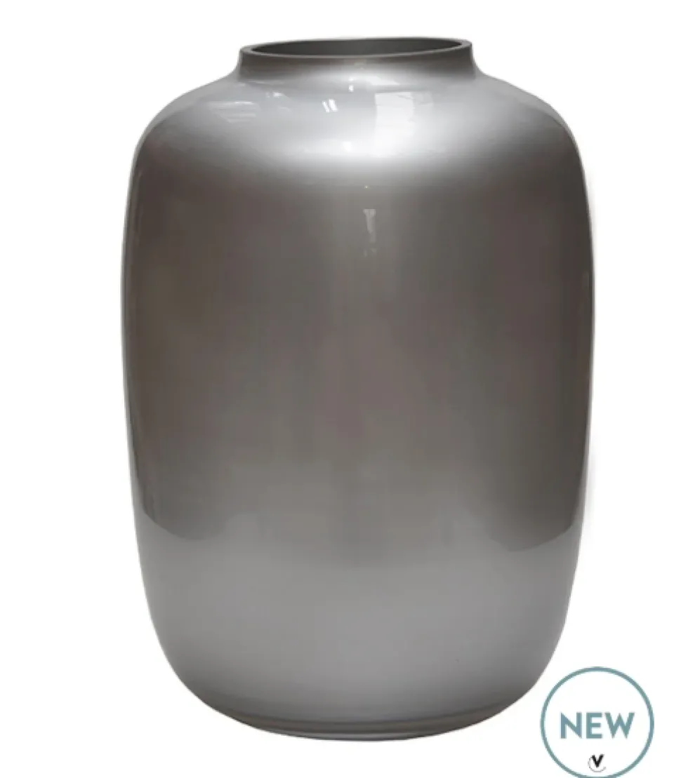 Artic Vaas Silver – Vase The World | Glanzend zilver in 3 maten