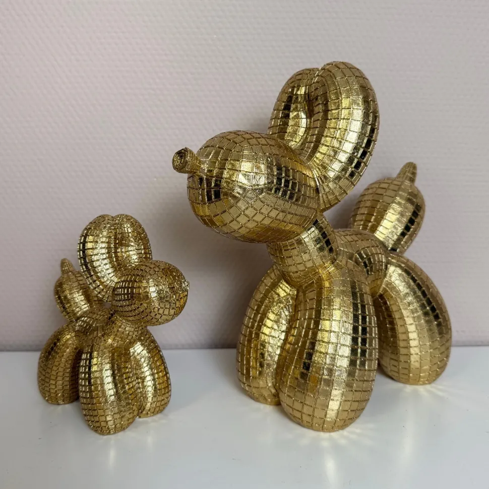 Ballon Hond Beeld | Goud | Verkrijgbaar in 2 maten | Chique-Living