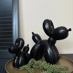 Ballon Hond Beeld | Zwart | Verkrijgbaar in 2 maten | Chique-Living