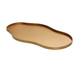 Bauru Dienblad Goud – Luxe Stylingplateau van Aluminium | 2 maten