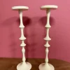 Beige Kandelaar ‘Vicari’ | Ø12x44 cm | 1st | Chique-Living