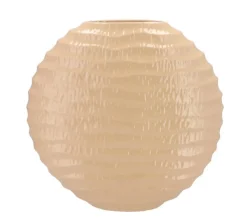 Beige Ovale Vaas ‘Lima’ – Aardewerk in 3 Maten | Chique-Living