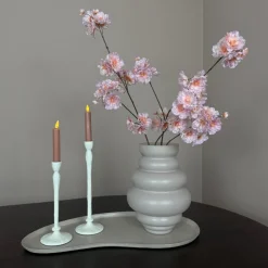Beige Vaas ‘Maputo’ – Matte Glazen Vaas in 2 Maten | Vase The World