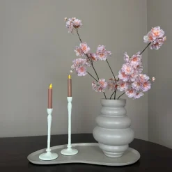 Beige Vaas ‘Maputo’ – Matte Glazen Vaas in 2 Maten | Vase The World