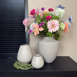 Beige Vaas ‘Tugela’ | Vase The World | 24,5x29cm