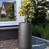 Bloempot Idaho Mat Zwart | Vase The World | Ø35 x H70 cm | Chique-Living