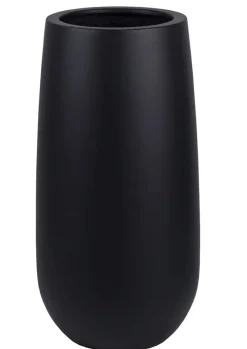 Bloempot Idaho Mat Zwart | Vase The World | Ø35 x H70 cm | Chique-Living