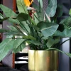 Bloempot 'Roskilde' S Goud | Vase The World | Ø37xH40cm | Chique-Living