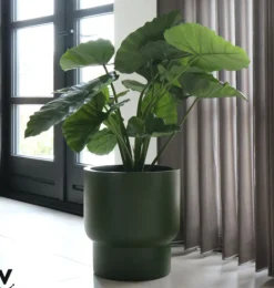 Bloempot Roskilde S Green Ø37xH40 – UV & Vorstbestendig