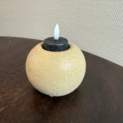 Bol Waxinelichthouder | Zandkleur | Chique-Living