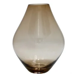 Bruine Smoke Vaas ‘Lesse’ | Vase The World | Verkrijgbaar in 2 Maten