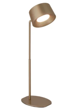 Bureaulamp ‘Design’ LED Op Accu Goud kopen | Dimbare Tafellamp & Wandlamp met Kleurstanden | Chique Living