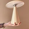 Bureaulamp ‘Mush’ LED Op Accu Beige kopen | Dimbare Tafellamp met Afneembare Kap & Kleurstanden | Chique Living