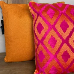 Colmore Luxe Sierkussen | Oranje | 50x50cm | Chique-Living