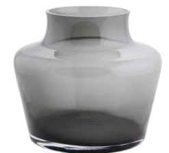 Coral Vaas Smoke Grey – Ø22,5 x H22 cm | Perfect voor salontafel