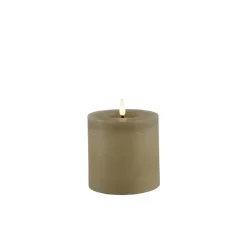 Countryfield LED Stompkaars Taupe – Wax Kaars op Batterij | 10cm Breed | 2 Maten