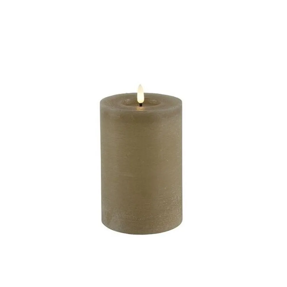 Countryfield LED Stompkaars Taupe – Wax Kaars op Batterij | 10cm Breed | 2 Maten