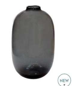 Don Vaas Smoke Grey – Ø20 x H33 cm | Smal glazen design