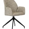 Draaibare Eetkamerstoel Storm | Coco | Luxe Designstoel met Armleuning – Chique Living