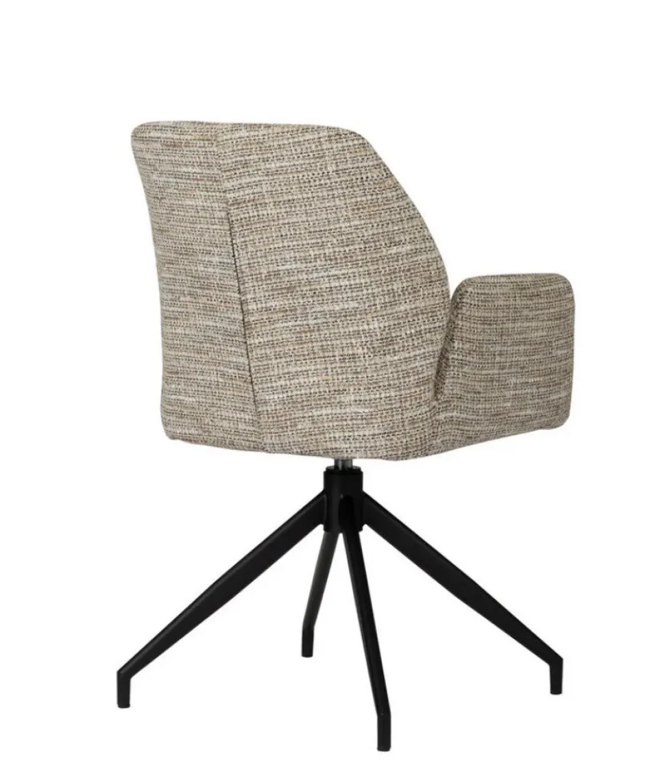 Draaibare Eetkamerstoel Storm | Coco | Luxe Designstoel met Armleuning – Chique Living