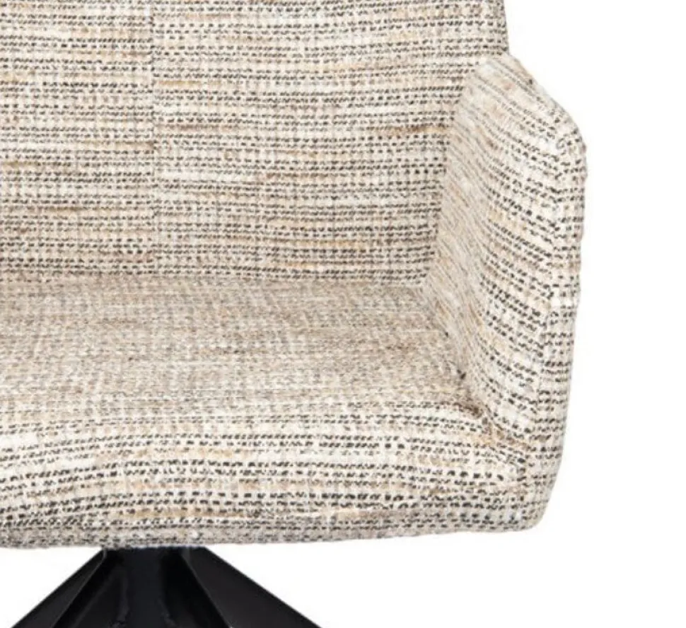 Draaibare Eetkamerstoel Storm | Coco | Luxe Designstoel met Armleuning – Chique Living