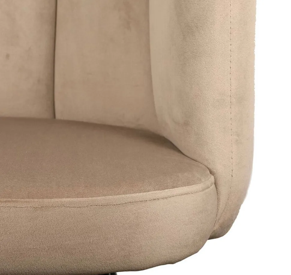 Eetkamerstoel High Five | Velvet Beige – Unieke Designstoel met Luxe Uitstraling