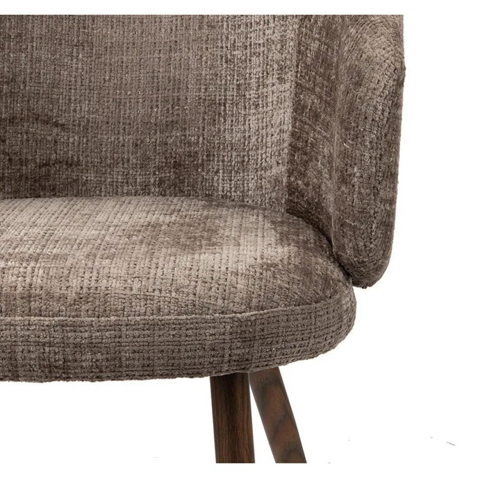 Eetkamerstoel Luna | Taupe – Luxe Designstoel | Chique-Living