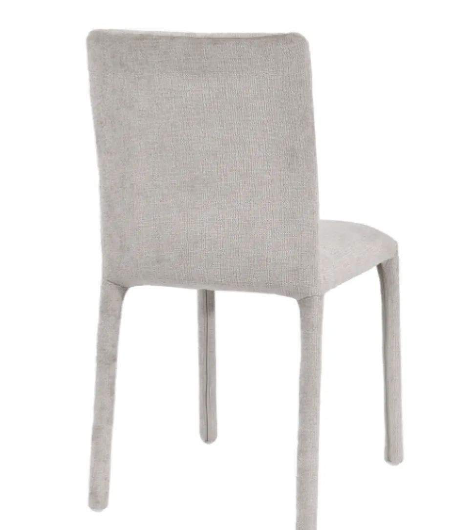 Eetkamerstoel Maja Taupe – Luxe Gestoffeerde Stoel | Chique-Living