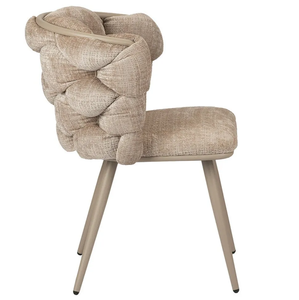 Eetkamerstoel Rock | Cream – Luxe Designstoel | Chique-Living