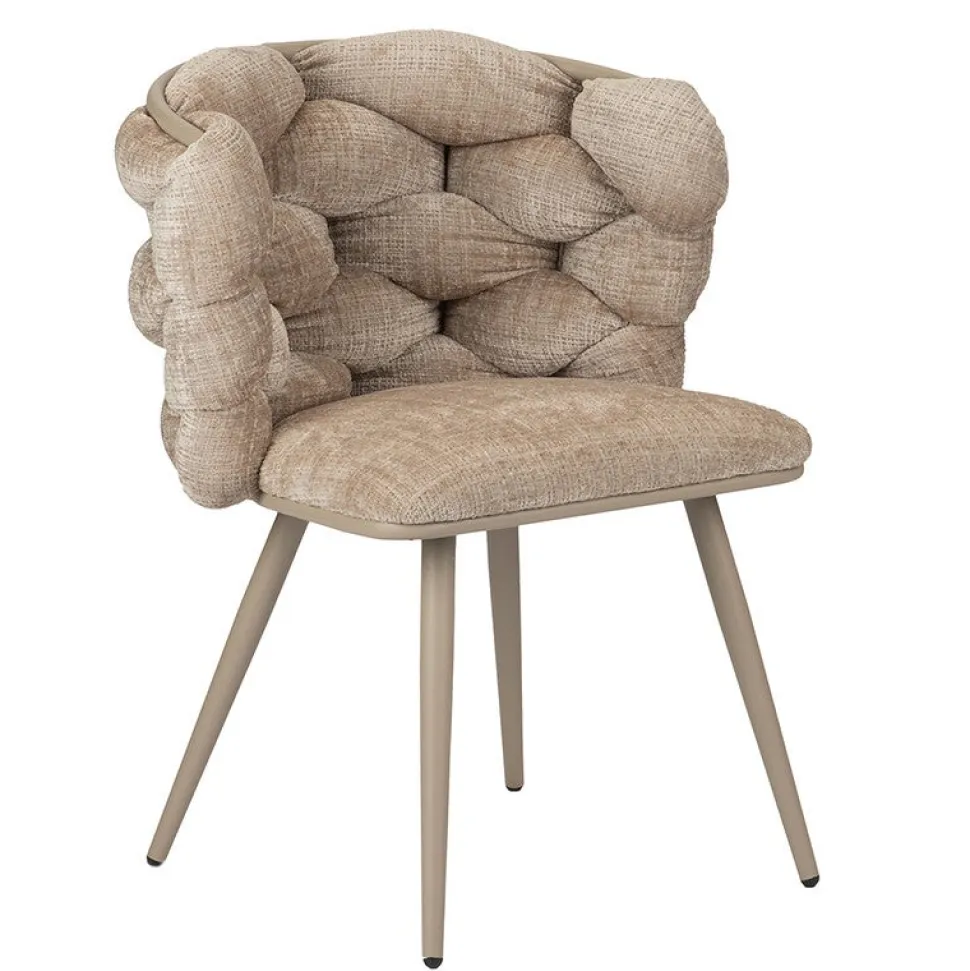 Eetkamerstoel Rock | Cream – Luxe Designstoel | Chique-Living