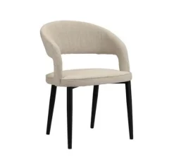Eetkamerstoel Tusk | Beige – Brandvertragende Designstoel | Chique-Living