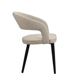 Eetkamerstoel Tusk | Beige – Brandvertragende Designstoel | Chique-Living