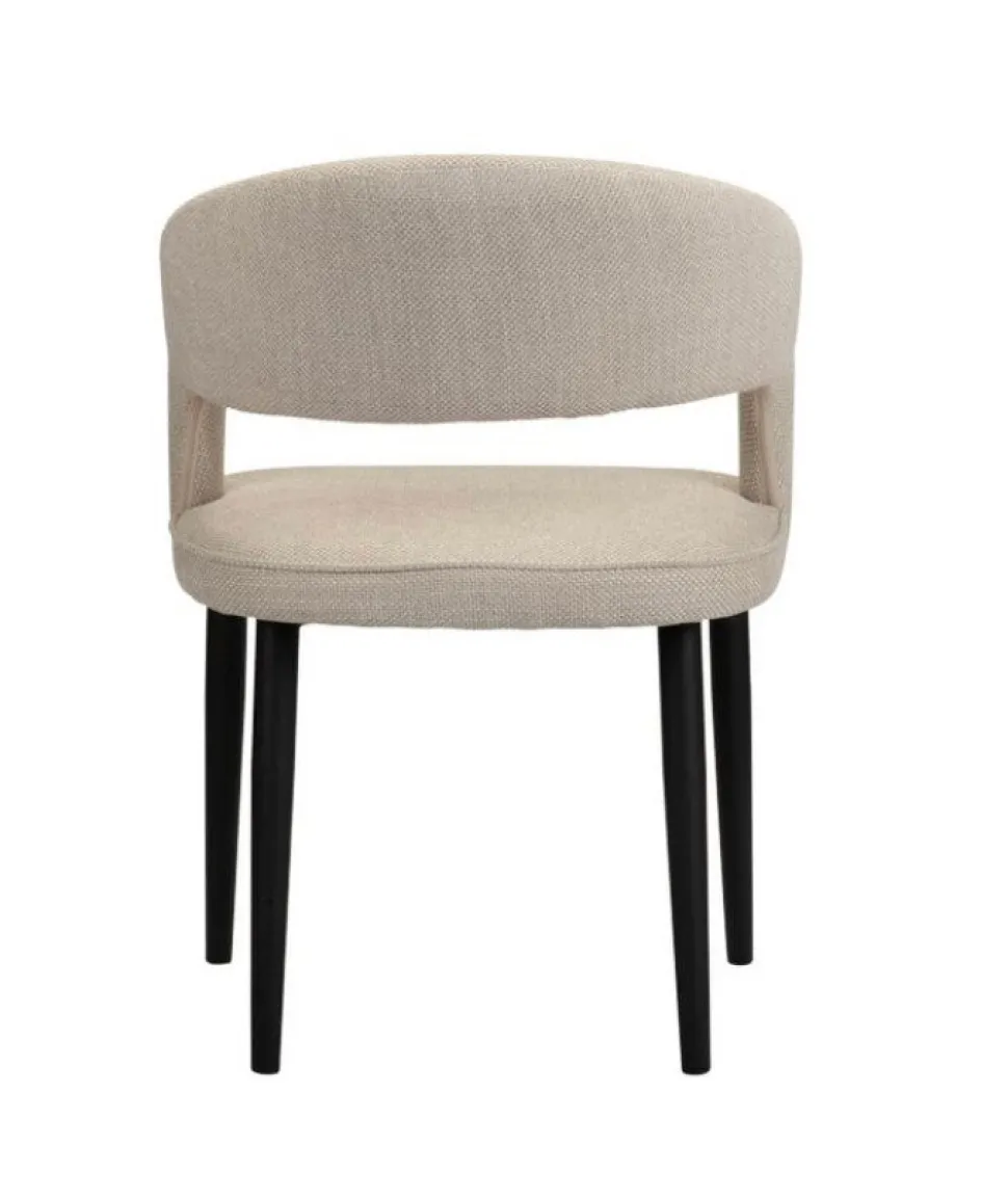 Eetkamerstoel Tusk | Beige – Brandvertragende Designstoel | Chique-Living