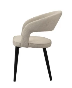 Eetkamerstoel Tusk | Beige – Brandvertragende Designstoel | Chique-Living