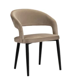 Eetkamerstoel Tusk | Sand White – Brandvertragende Designstoel | Chique-Living