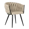 Eetkamerstoel Wave | Beige – Luxe Designstoel | Chique-Living