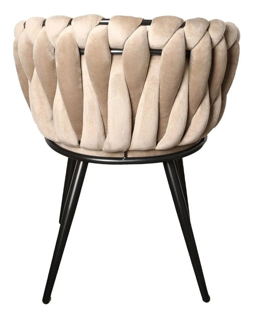 Eetkamerstoel Wave | Velvet Sand Beige – Luxe Designstoel | Chique-Living