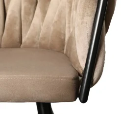Eetkamerstoel Wave | Velvet Sand Beige – Luxe Designstoel | Chique-Living