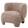 Fauteuil Lorain – Chenille Zand | 80x80x71 cm