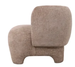 Fauteuil Lorain – Chenille Zand | 80x80x71 cm