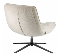 Fauteuil ‘Sep’ Bouclé Sand | Comfortabele Lounge Stoel in Scandinavische Stijl