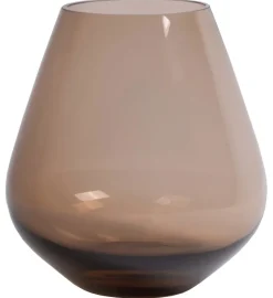 Glazen 'Tasman' Windlicht | Brown | Verkrijgbaar in 3 maten | Chique-Living
