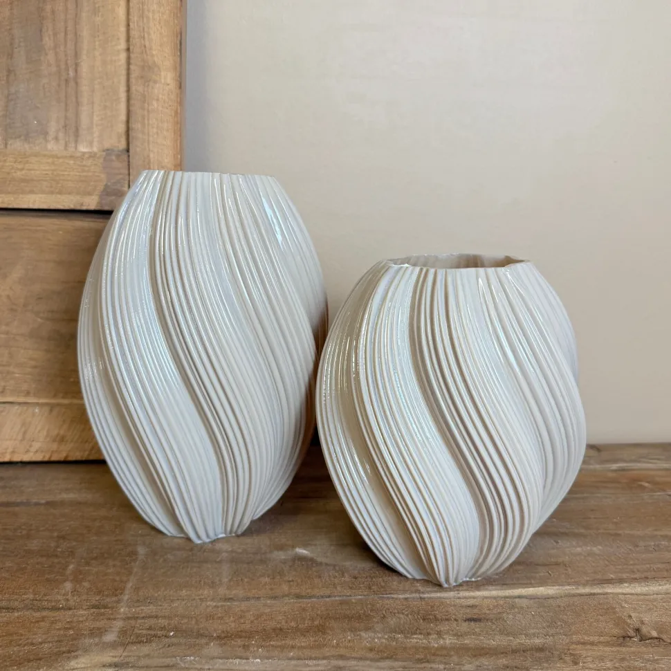 Glazen Vaas | Silky Beige | In 2 maten | Chique-Living