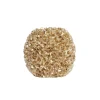 Gouden Bloemen Vaas Ovaal | Elegante Vaas 31,5x17x28cm