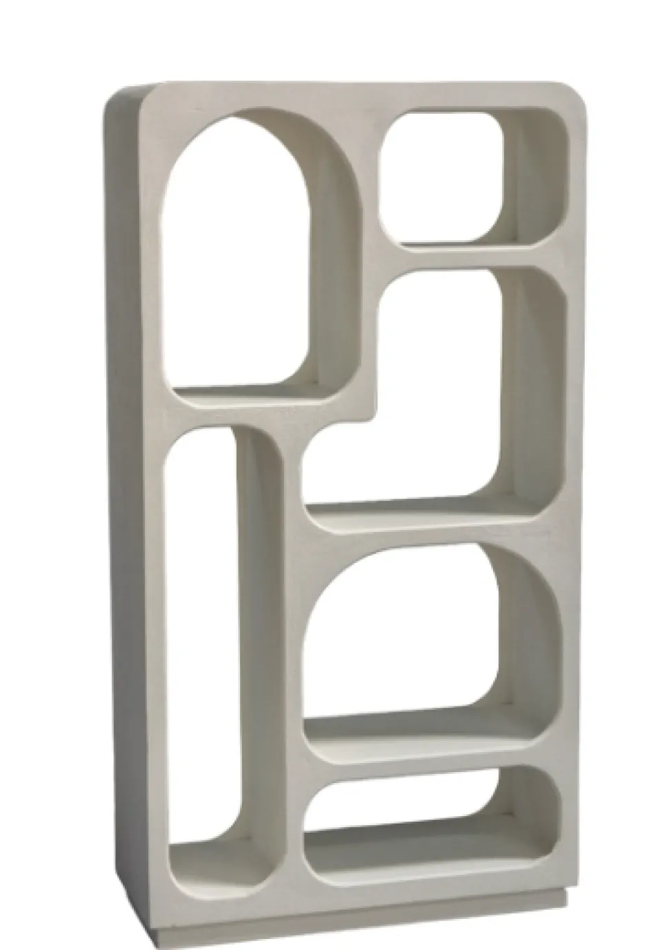 Japandi Organische Vakkenkast – Hout 85x35x160 cm