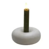 Kandelaar 'Batavo' | Vase The World | Ivory | Ø13 x H3 cm | Chique-Living